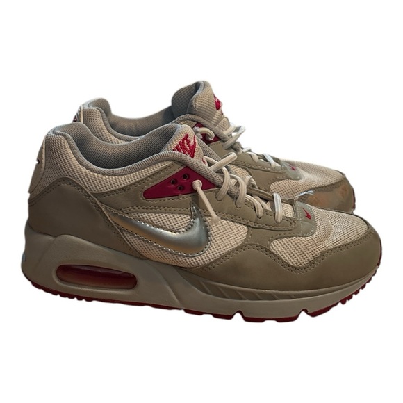 Nike Other - Nike Air Max Sneakers - Silver and Pink Accents Size 5 Flaws
